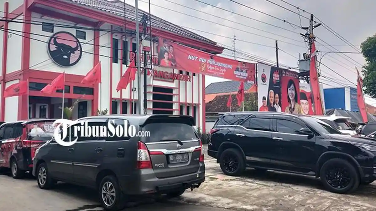 Suasana Kantor DPC Karanganyar di Momen HUT ke-51 PDIP: Tidak Ada Konvoi, Dirayakan Sederhana 