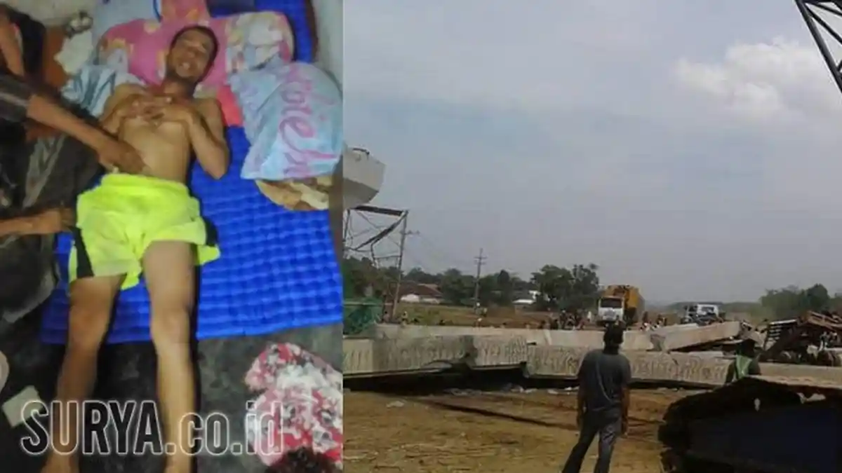 Nurdin Korban Ambruknya Konstruksi Tol Pasuruan-Probolinggo Kondisinya Mulai Membaik