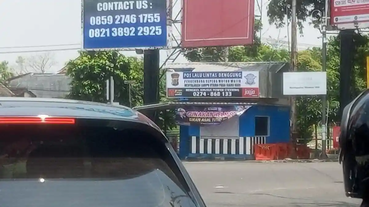 Jadi Sasaran Perusakan,  Pos Polantas di Denggung Sleman Sementara Ditutup dan Pelayanan Dialihkan