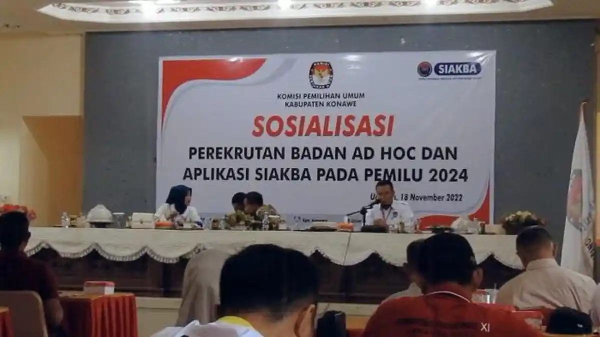 Badan Ad Hoc Pemilu 2024 di Konawe Bakal Diberikan Jaminan Kesehatan, KPU Rekrut 7.204 Orang