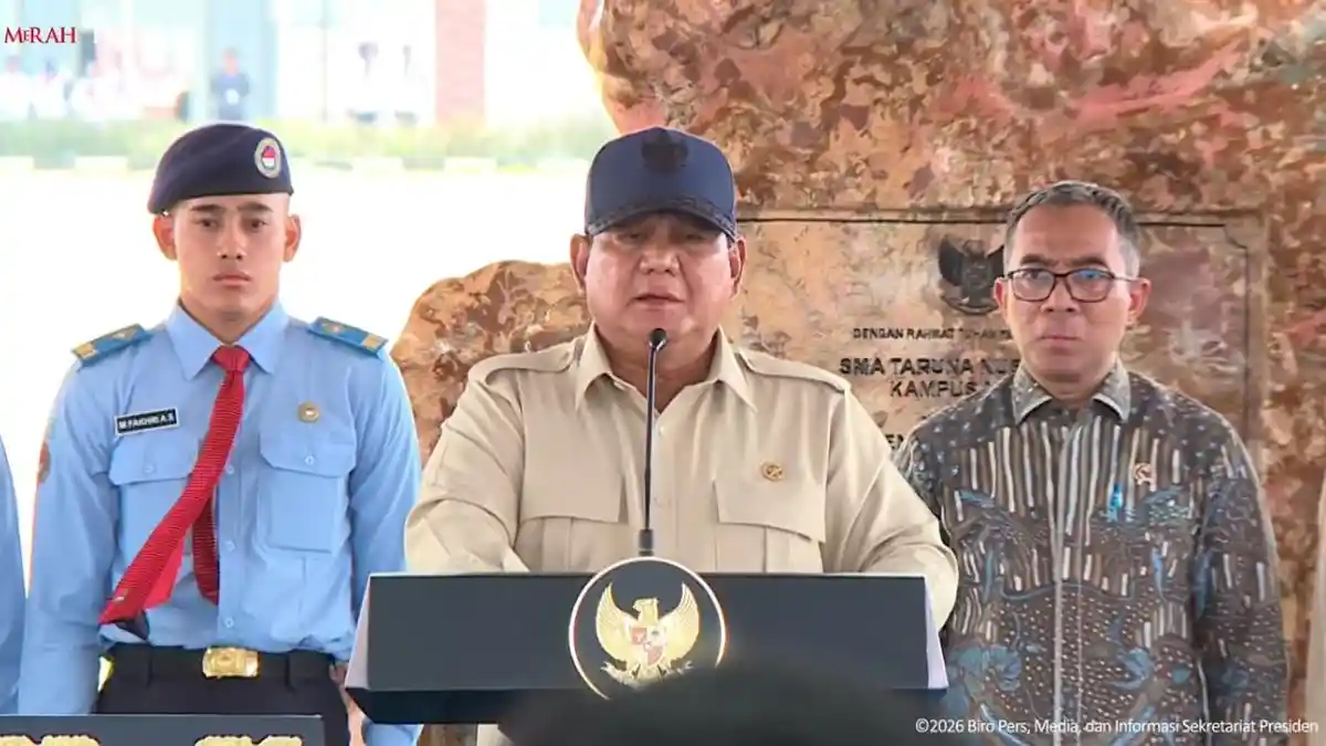 Prabowo Bangga Banyak Alumni Taruna Nusantara Masuk Kabinet Pemerintahannya