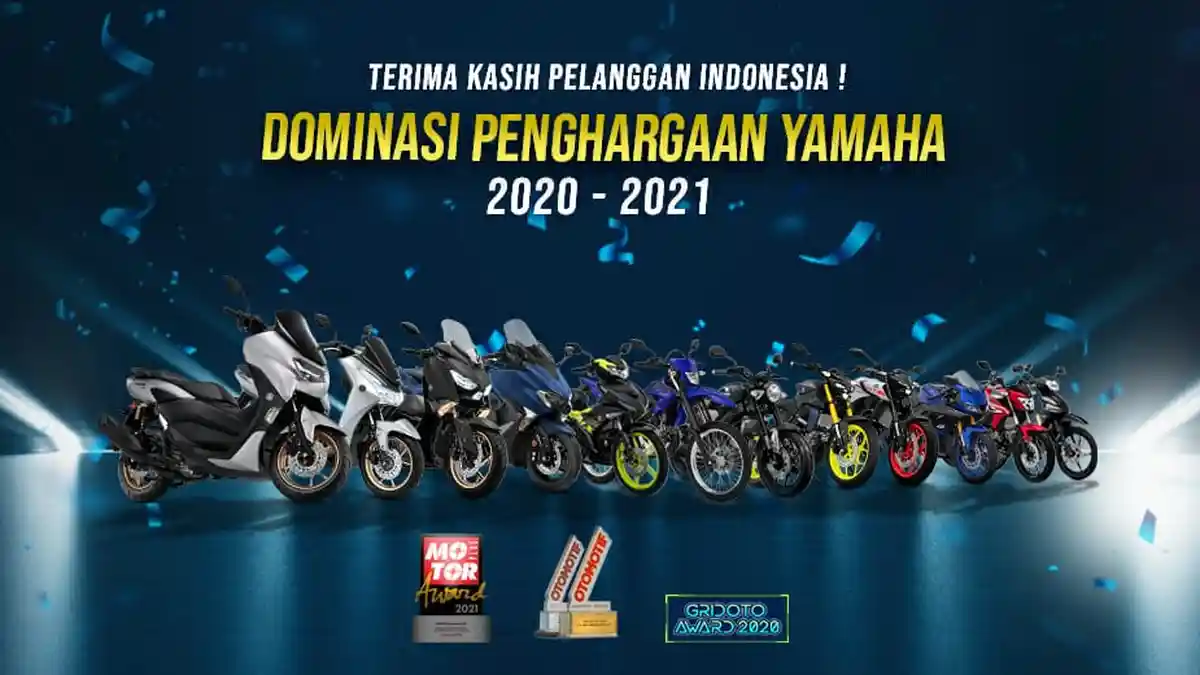 Raih 11 Penghargaan, Yamaha Pertahankan Dominasinya di Ajang Penghargaan Bergengsi