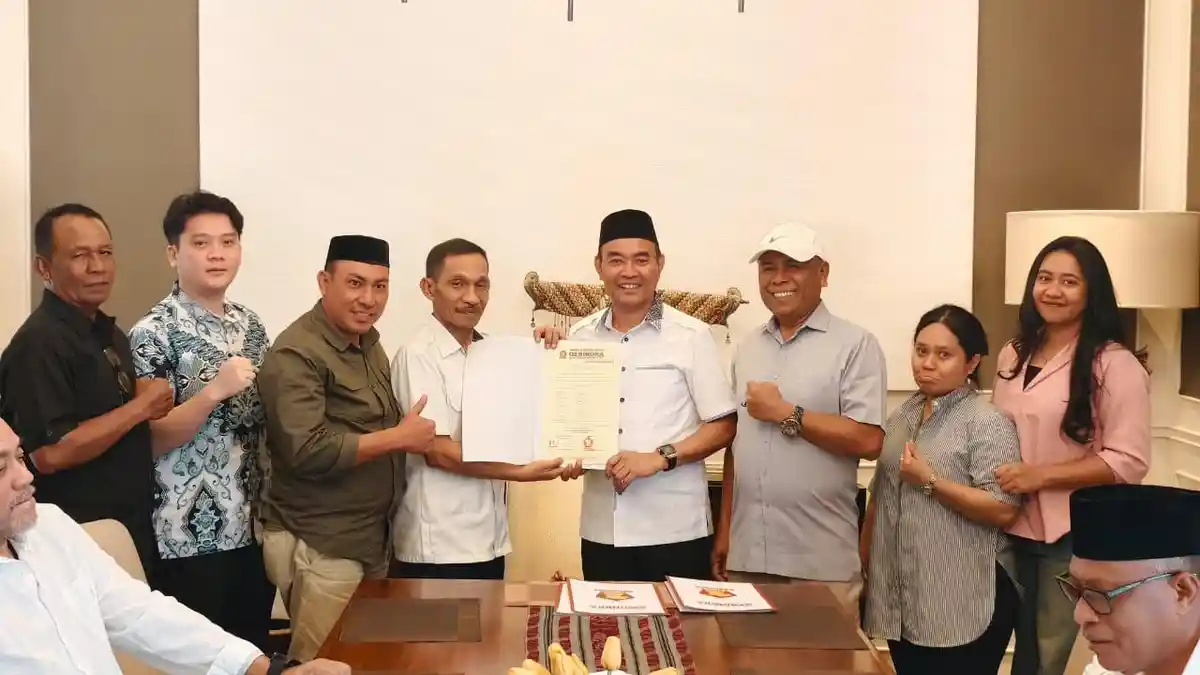 Terima B1 KWK Gerindra, Paslon Jujur Siap Mendaftar ke KPU Halmahera Barat Maluku Utara