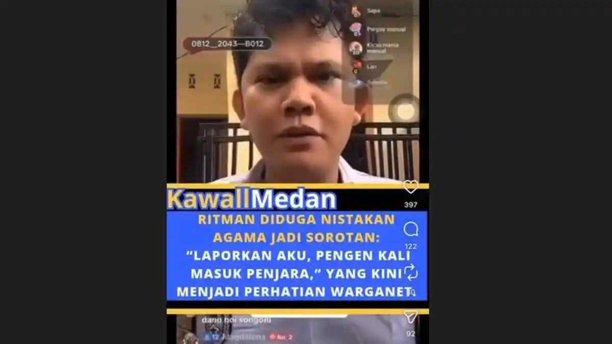 Ritman Marbun Dicokok Polda Sumut Terkait Penistaan Agama