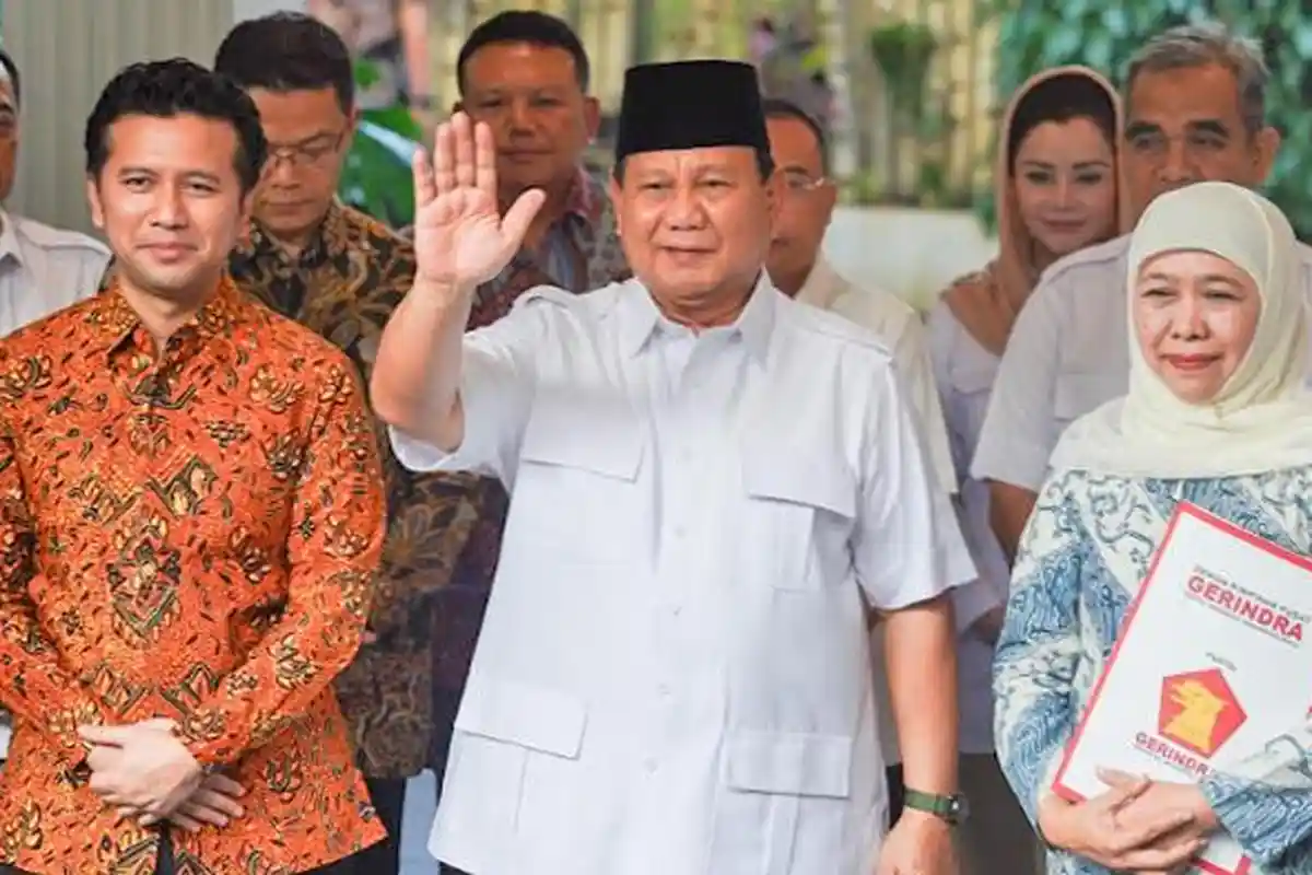 Prabowo Subianto Kasih Pesan Ini Buat Khofifah-Emil untuk Pilgub Jatim 2024