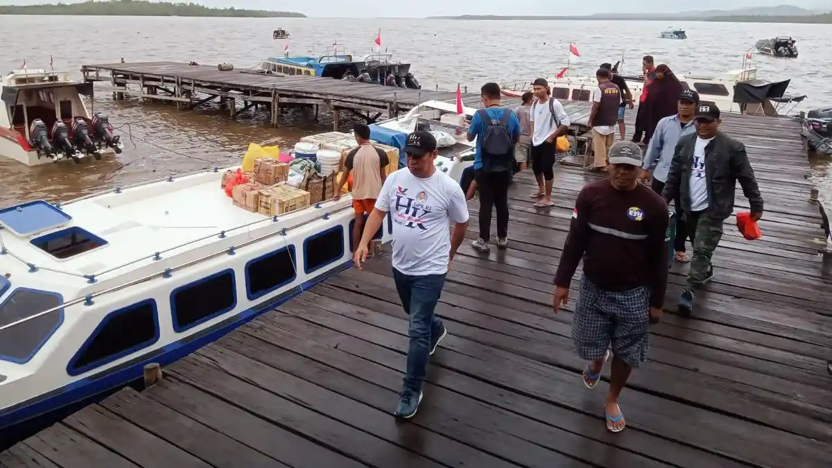 Meski Cuaca Buruk, Speedboat Rute Tobelo - Morotai Mantap Beroperasi