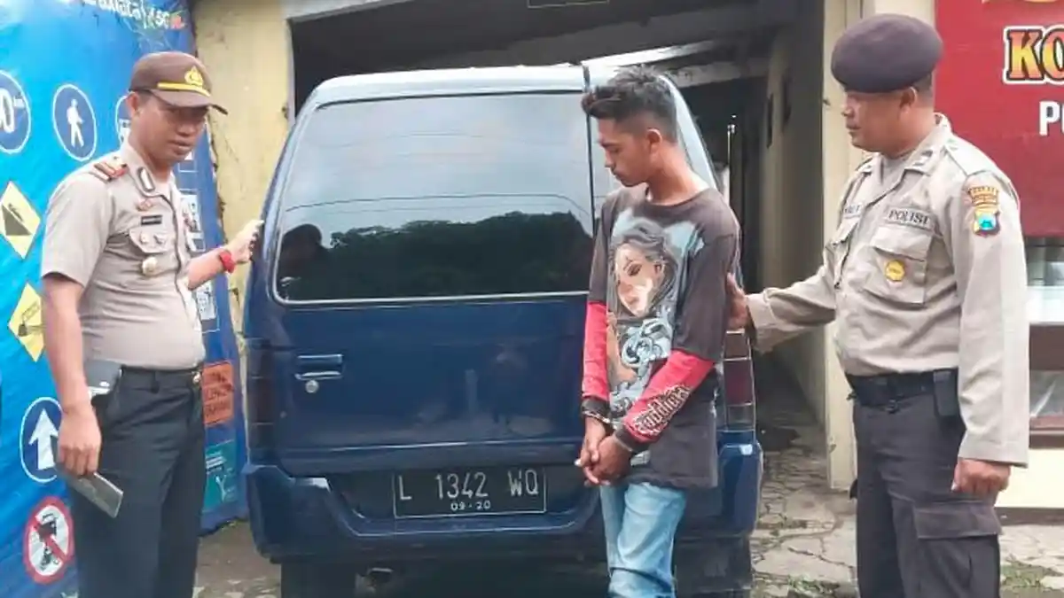 Mau Masukkan Motor Yamaha Yupiter ke Mobil Suzuki Carry, Pemuda di Pasuruan ini Akhirnya Masuk Bui