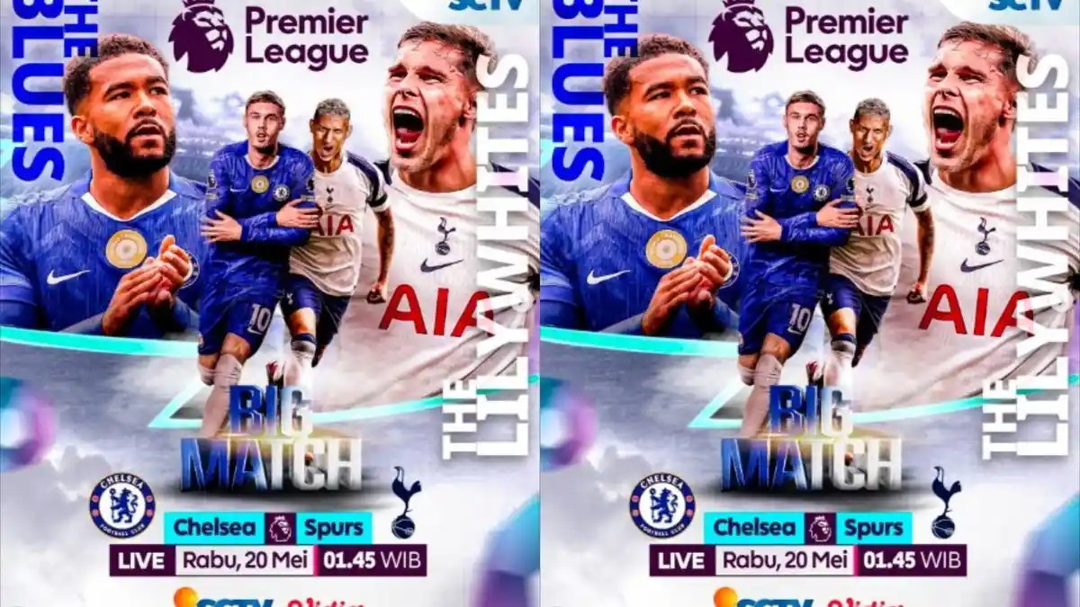 LIVE Gratis SCTV! Cara Nonton Live Streaming Chelsea vs Tottenham di Liga Inggris