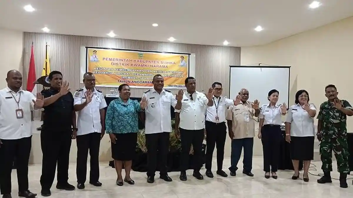 Rembuk Stunting di Mimika: Distrik Kwamki Narama Teken Komitmen Turunkan 127 Kasus Stunting
