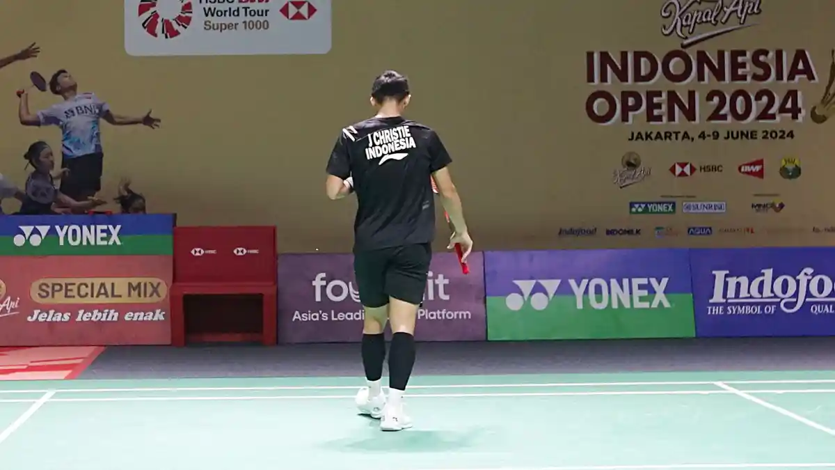 Final Indonesia Open 2024: 3 Tahun Puasa Gelar, Jonatan Christie Cs Ulang Catatan Minor