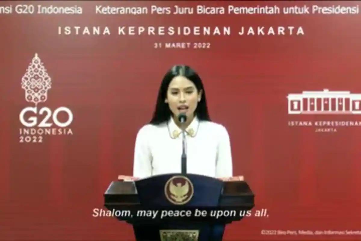 Ditunjuk Jadi Juru Bicara Pemerintah untuk Presidensi G20, Ini Tugas Maudy Ayunda