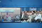Buka Peci, Prabowo: Saya Juga Mulai Botak Sejak Jadi Presiden