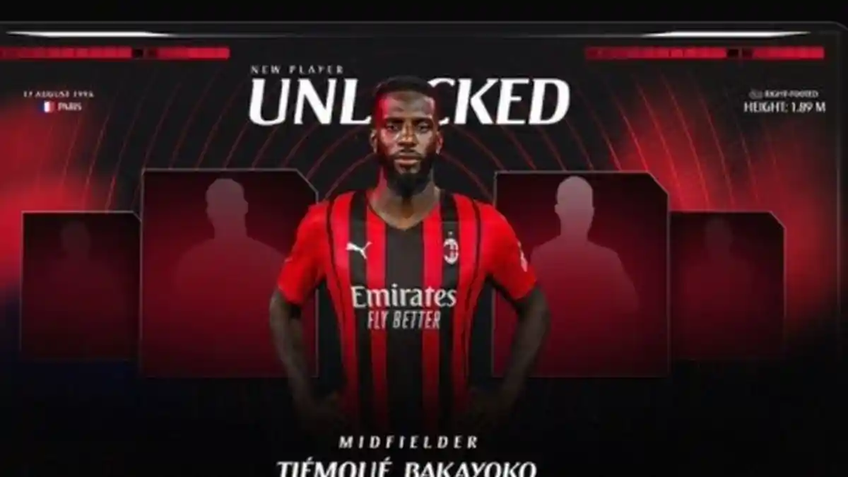 Resmi, AC Milan Kembali Dapatkan Tiemoue Bakayoko dengan Status Pinjaman