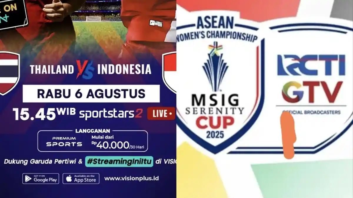 Link Live Streaming Indonesia vs Thailand Gratis TV RCTI Timnas Putri di AFF Pukul 16.30 WIB