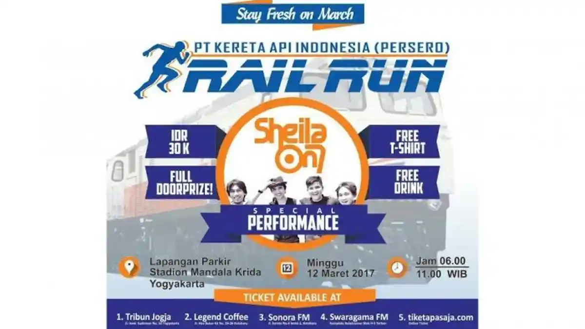 Gelar Rail Run di Yogyakarta, PT KAI Sekaligus Peringati Serangan Fajar 11 Maret 1966