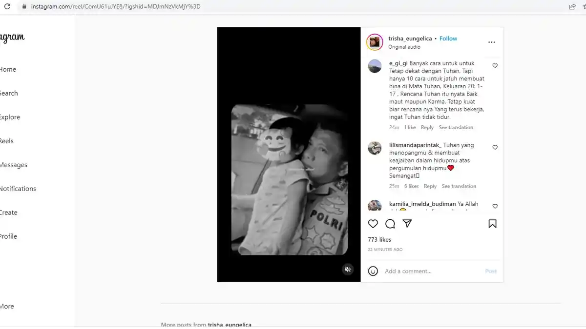 Ayahnya Divonis Mati PN Jaksel Kasus Pembunuhan Brigadir J, Putri Ferdy Sambo Posting Video Kenangan