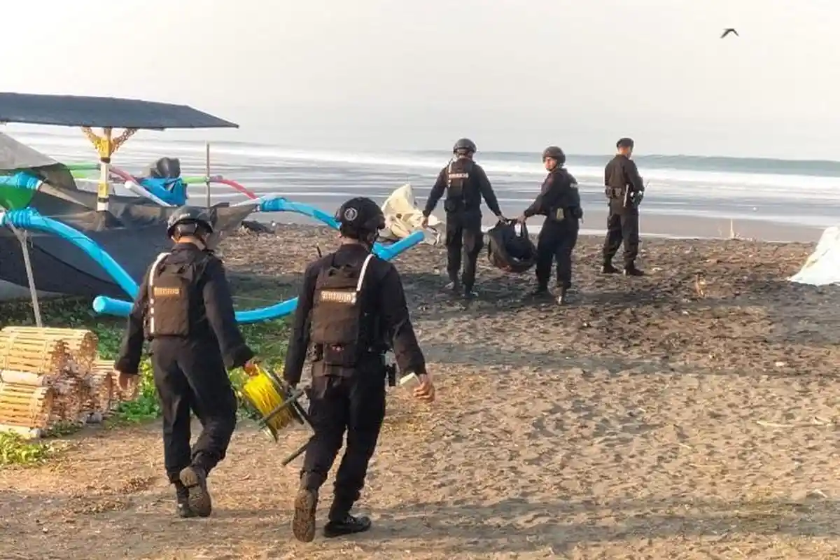 Granat yang Ditemukan di Sungai Yeh Empas Tabanan dalam Kondisi Aktif, Sempat Dibawa Pulang