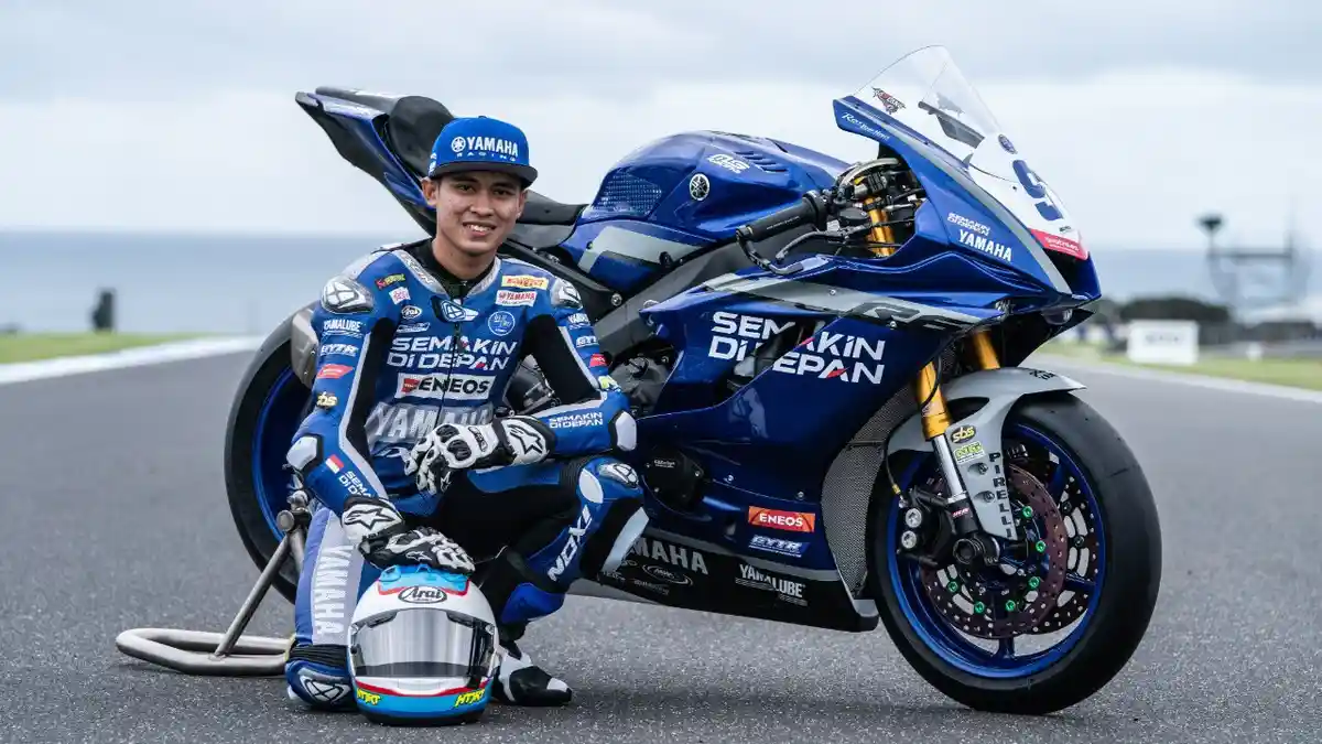 Jelang WorldSSP 2020 Spanyol, Pembalap Yamaha Indonesia, Galang Hendra Optimis Raih Hasil Maksimal