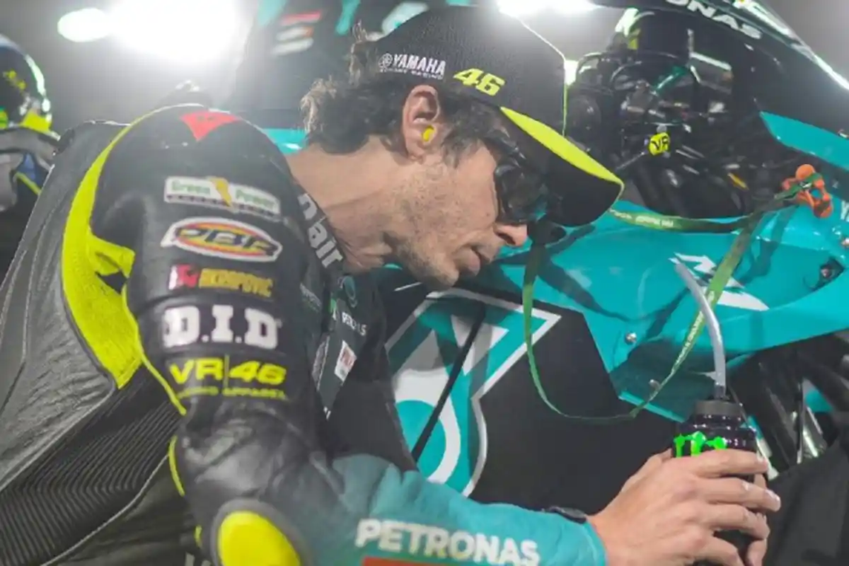MotoGP Doha 2021 - Valentino Rossi Semakin Frustasi, Sebut Ban Jadi Biang Kerok: Saya Tidak Bahagia