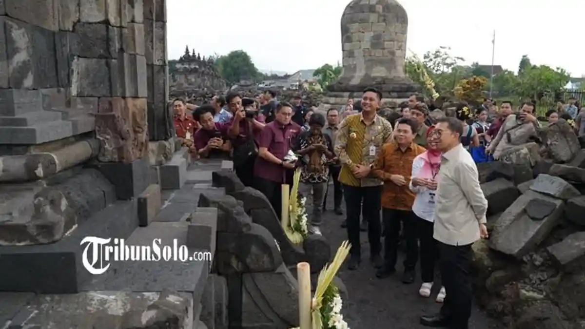 Menbud Fadli Zon Resmikan Purna Pugar Candi Pendamping di Plaosan Klaten, Berharap jadi Pusat Budaya