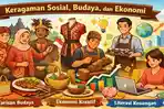Ringkasan Materi dan Soal HOTS Bab 4 Keragaman Sosial, Budaya dan Ekonomi Masyarakat