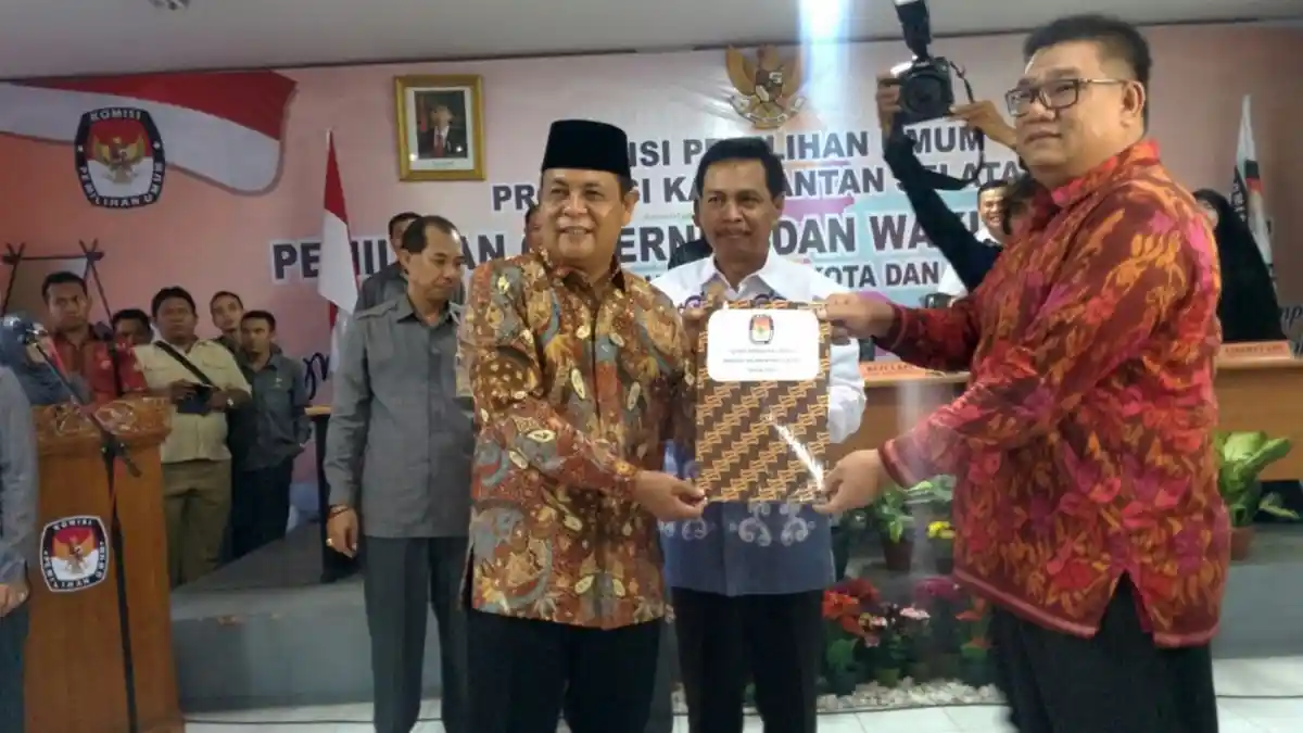 Sahbirin - Rudy Pimpin Kalimantan Selatan