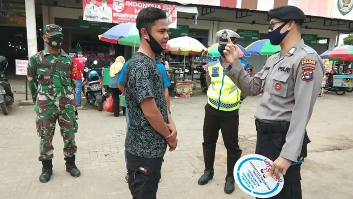 Operasi Yustisi Protokol Kesehatan di Balangan Terus Digelar, 20 Warga Dapat Sanksi Sosial