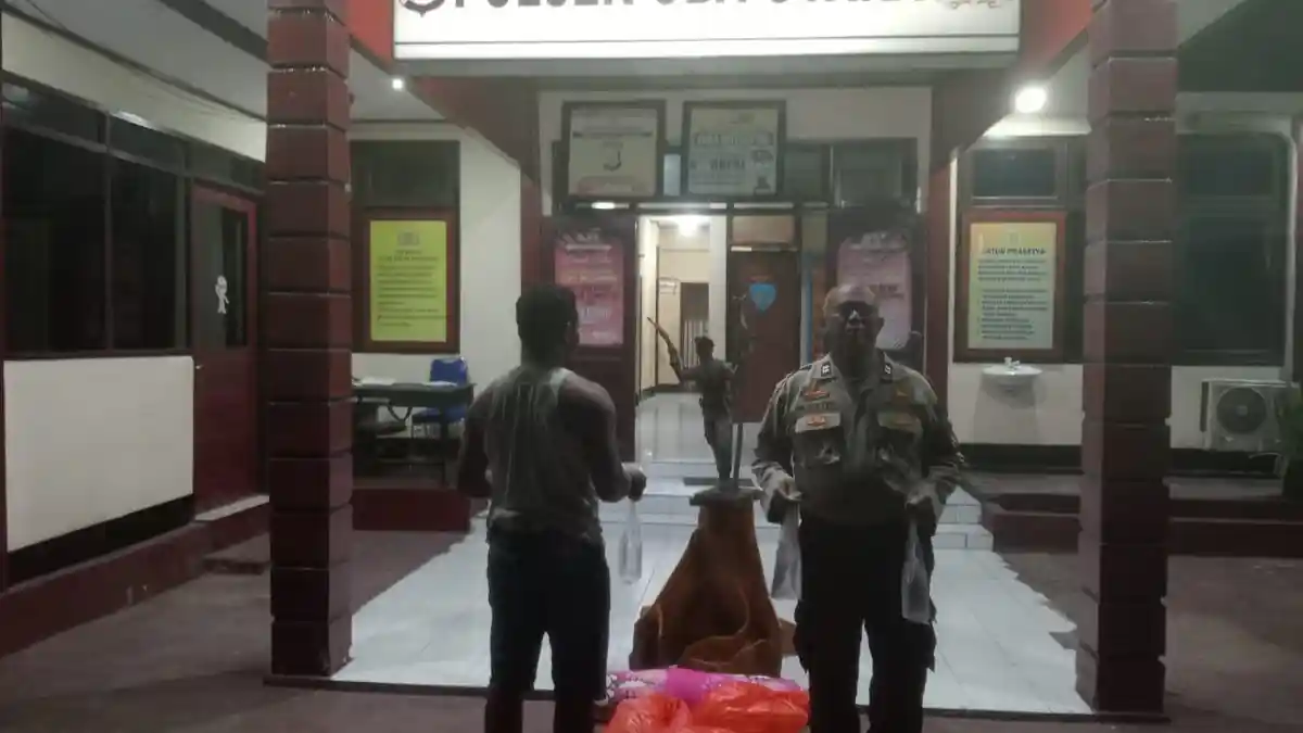 Polsek Oba Utara Tidore Tangkap Pengedar Cap Tikus Tujuan Halmahera Tengah