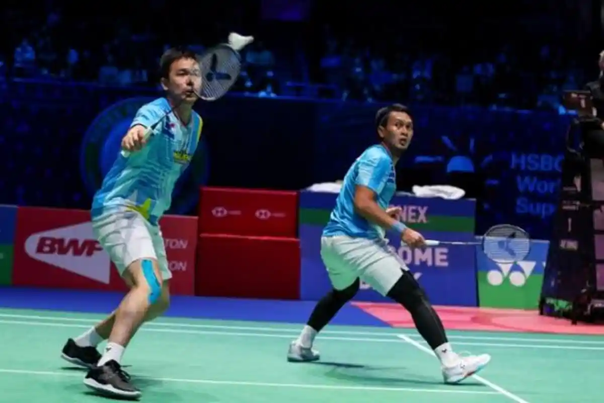 TAYANG SEKARANG Perempat Final Thailand Open 2022 Hari Ini, Ahsan/Hendra vs Denmark, Live iNews TV