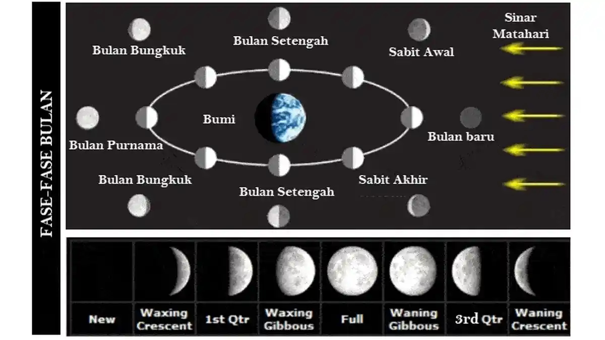 Carilah Informasi Tentang Perubahan Fase Bulan yang Terjadi