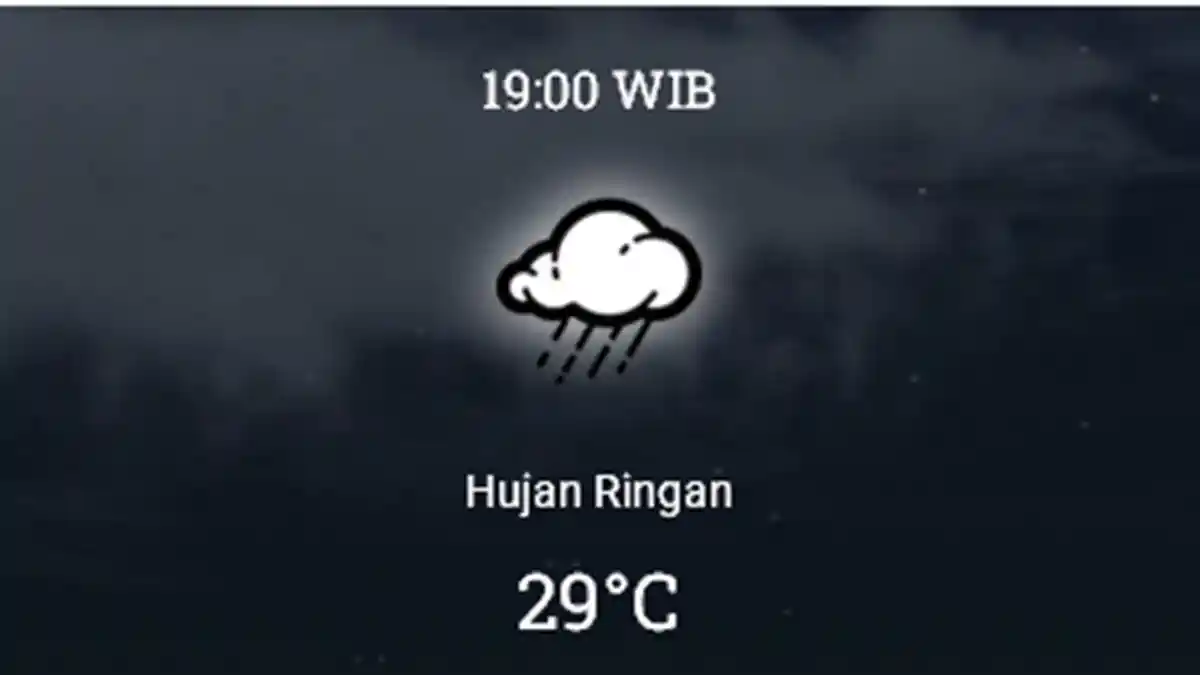 Prakiraan Cuaca Sumsel Hari Ini  Selasa 29 Juli, Sebagian Wilayah Bakal Diterpa Hujan Ringan