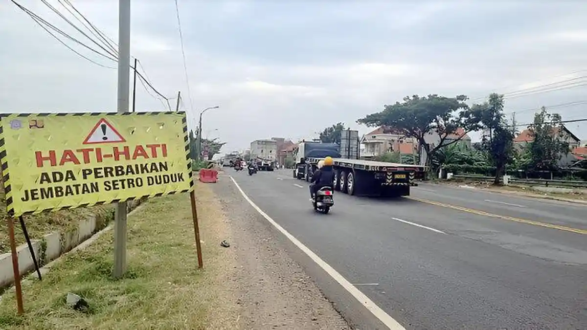 Penggantian Jembatan Setro Duduksampeyan Gresik, Satu Jalur Ditutup Mulai Selasa Besok
