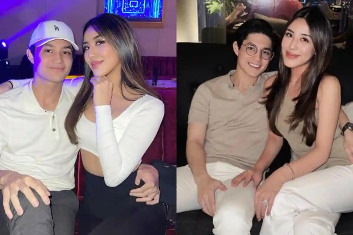 5 Potret Gaya Pacaran Teuku Rassya & Cleantha Islan, Kenakan Baju Sama hingga Mesra di Setiap Momen