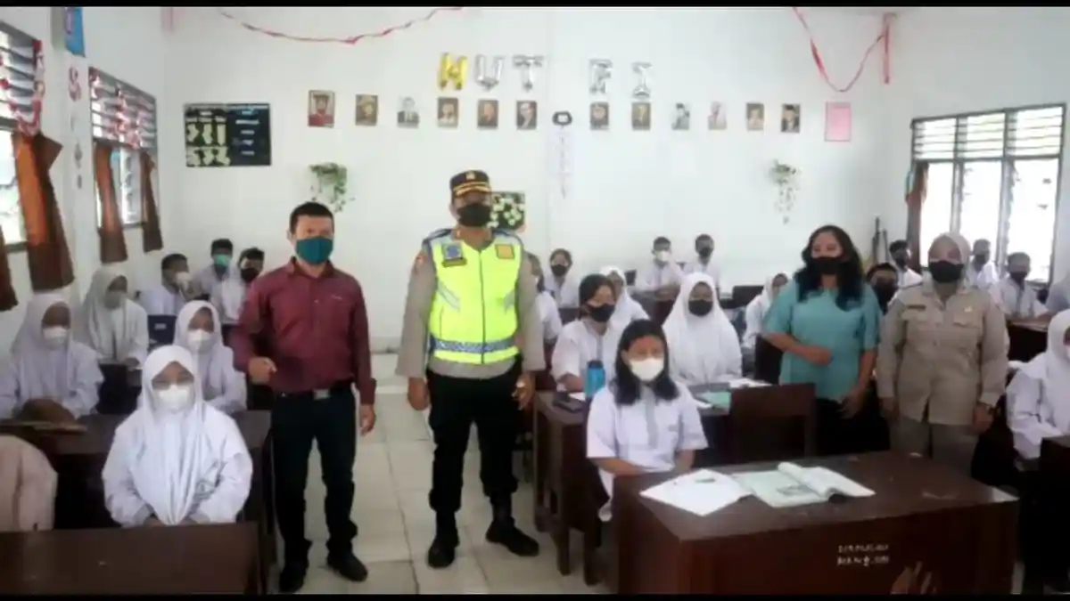 Pesan Kapolres Tebingtinggi Kepada Pelajar di SMA Negeri 3