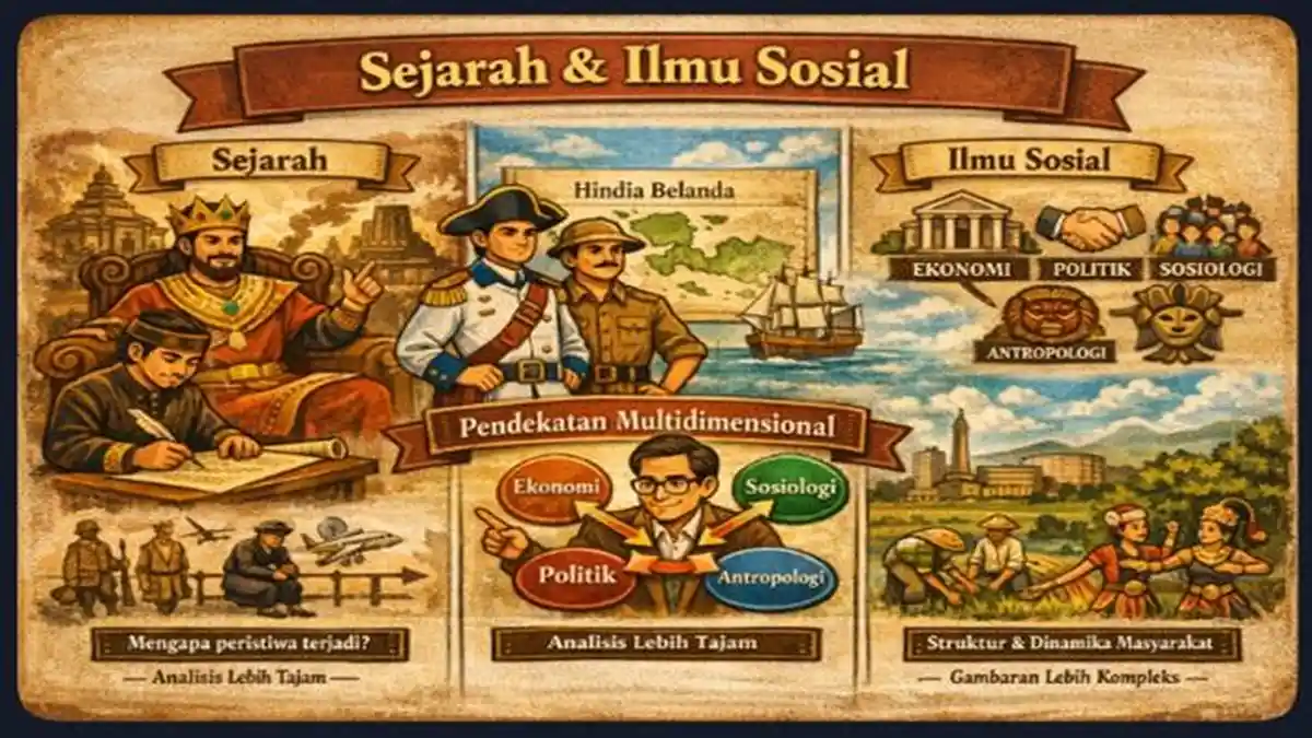 Ringkasan Materi dan Soal HOTS Sejarah Kelas 10 SMA Bab 4 Sejarah dan Teori Sosial
