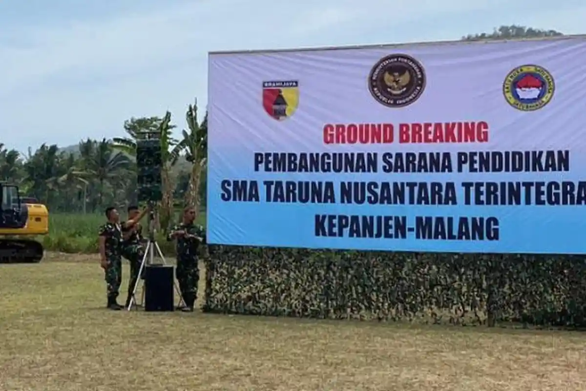 SMA Taruna Nusantara Dibangun di Malang, Bupati Sanusi Harap Bisa Dongkrak Perekonomian