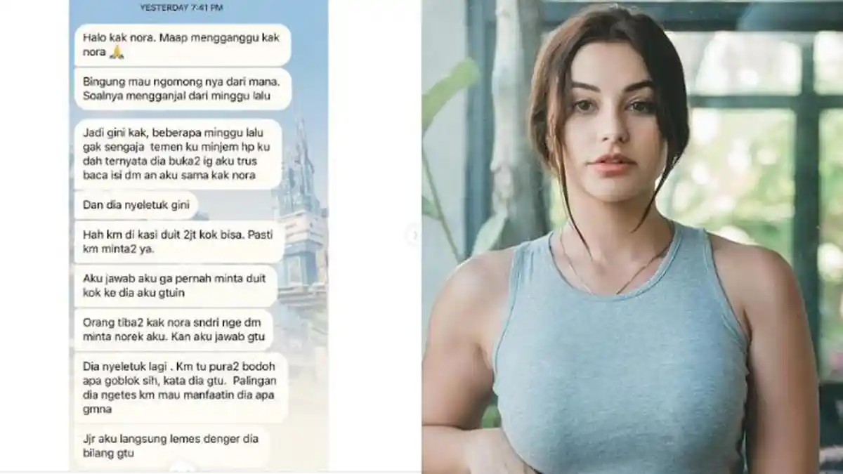 MIRIS, Sering Berbagi, Nora Alexandra Dituding Ingin Memanfaatkan, Istri Jerinx Beri Balasan Menohok