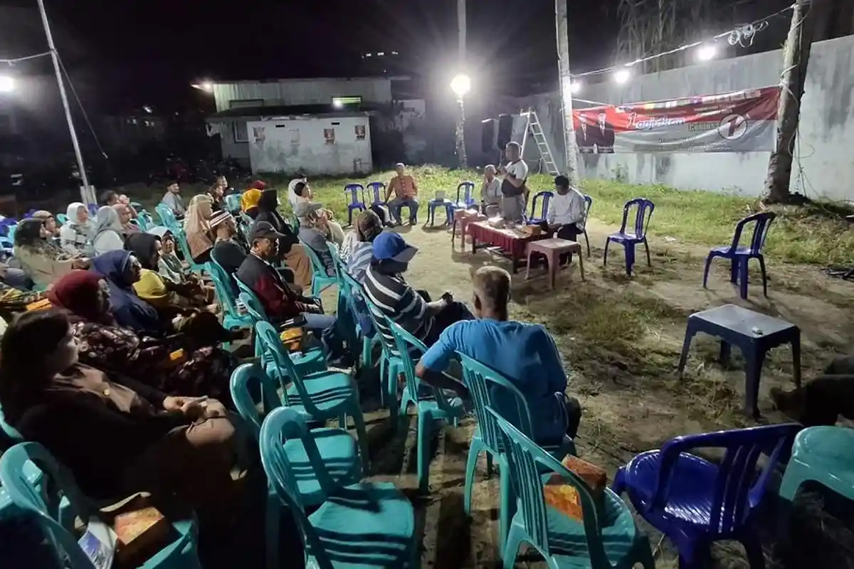 Jelang Memasuki Masa Tenang, Kampanye Terakhir Kharisma Sapa Warga RT 5 Karang Balik Tarakan