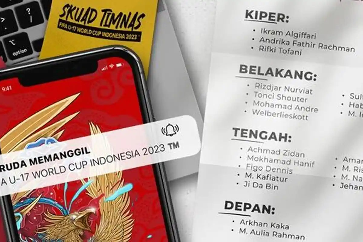 Jadwal Timnas Indonesia di Piala Dunia U-17 2023, Jumpa Ekuador, Panama dan Maroko