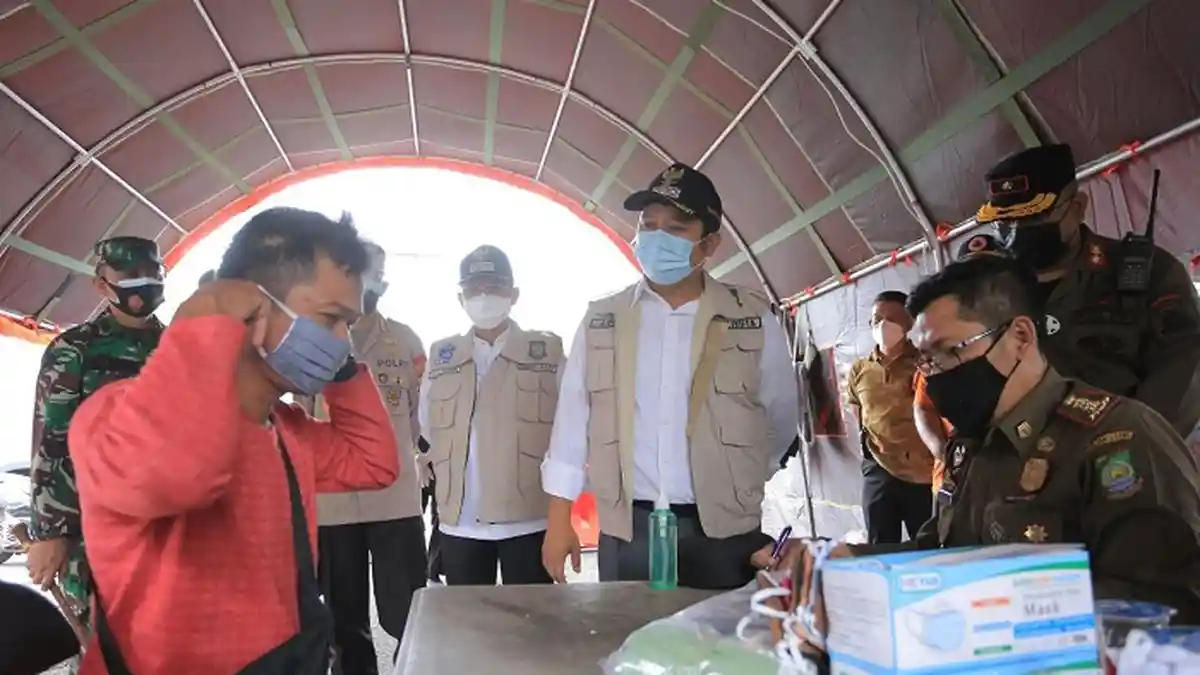 PPKM Kota Tangerang Diperketat, Puluhan Orang Melanggar Protokol Kesehatan Terjaring Petugas