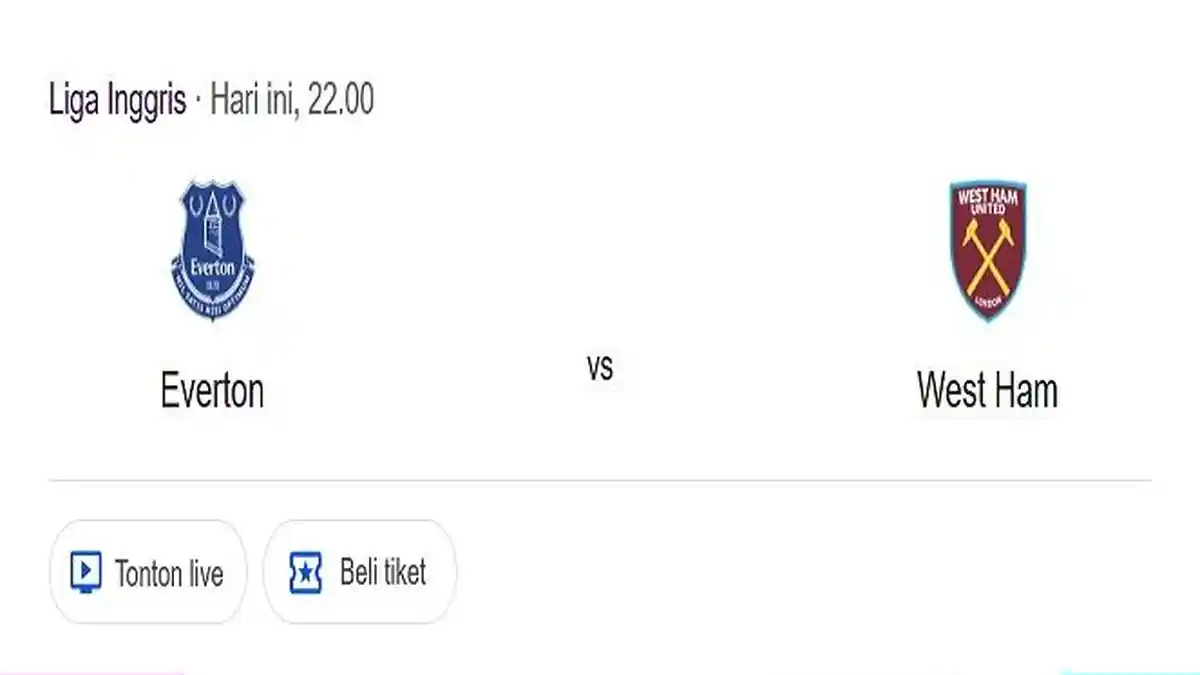 Prediksi Skor dan Susunan Pemain Everton VS West Ham, Adu Tajam Beto dan Bowen