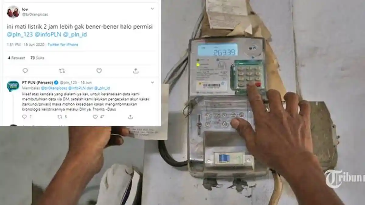 VIRAL Netizen Komplain ke PLN Dikira Ada Pemadaman Listrik, Ternyata Ibu Kosnya yang Lupa Isi Token