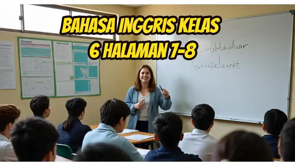 Jawaban Bahasa Inggris Kelas 6 Halaman 7-8: Mengenal dan Mengidentifikasi Kosakata Bahasa Inggris