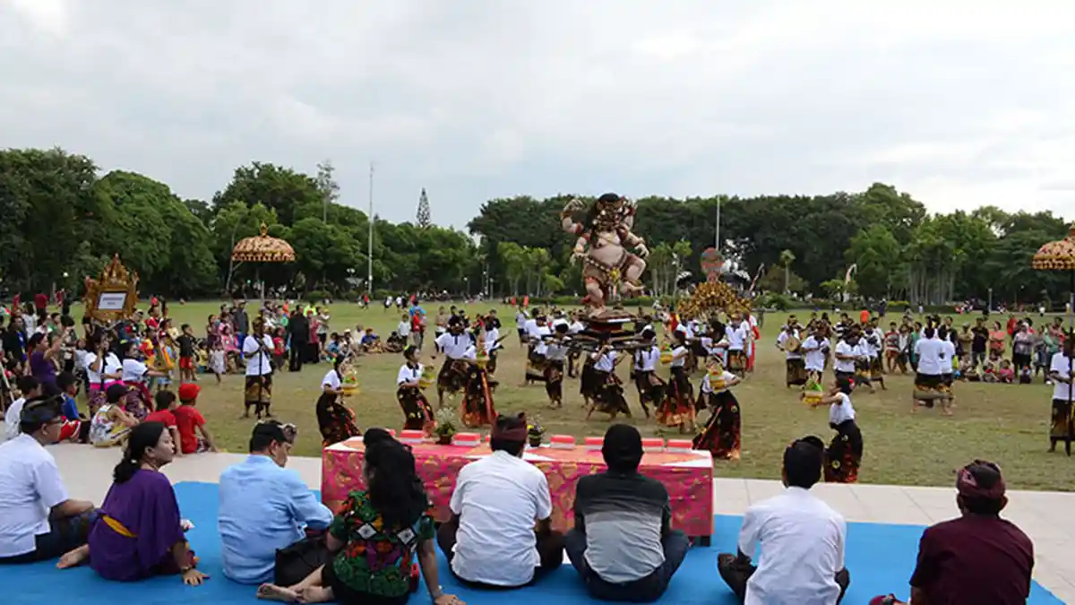 Para Jawara Baleganjur Denpasar Bakal 'Ngerupuk' di TMII