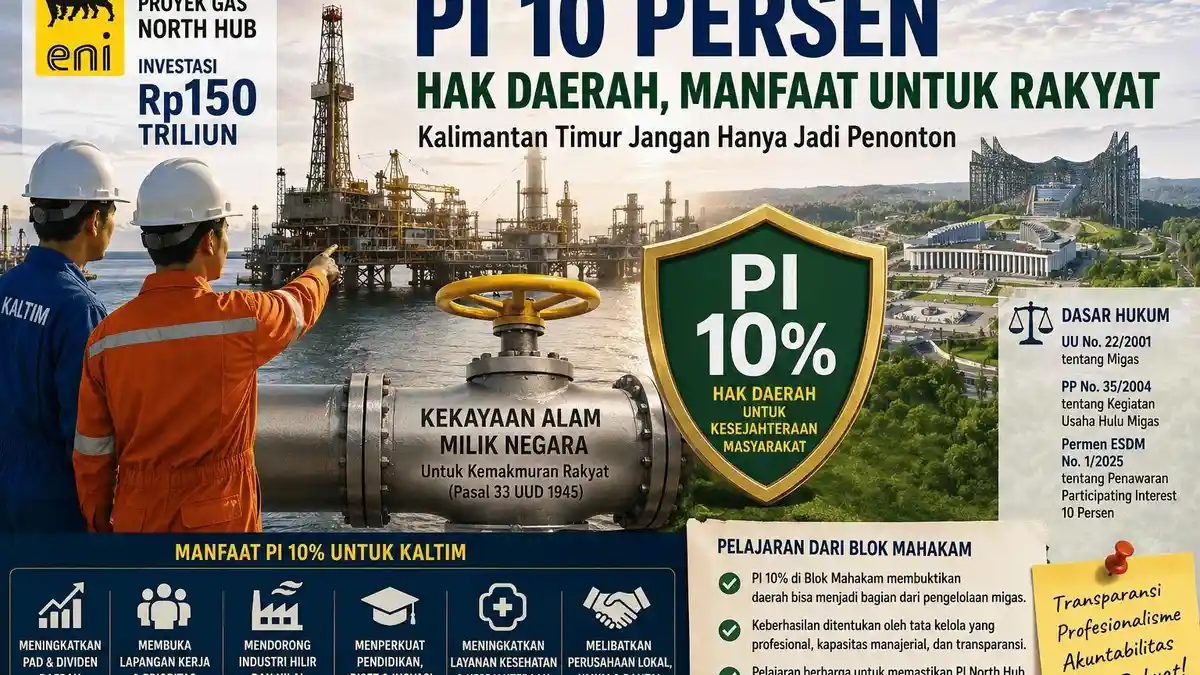 PI 10 Persen North Hub: Jangan Biarkan Kalimantan Timur Kembali Menjadi Penonton - Tribunkaltim.co