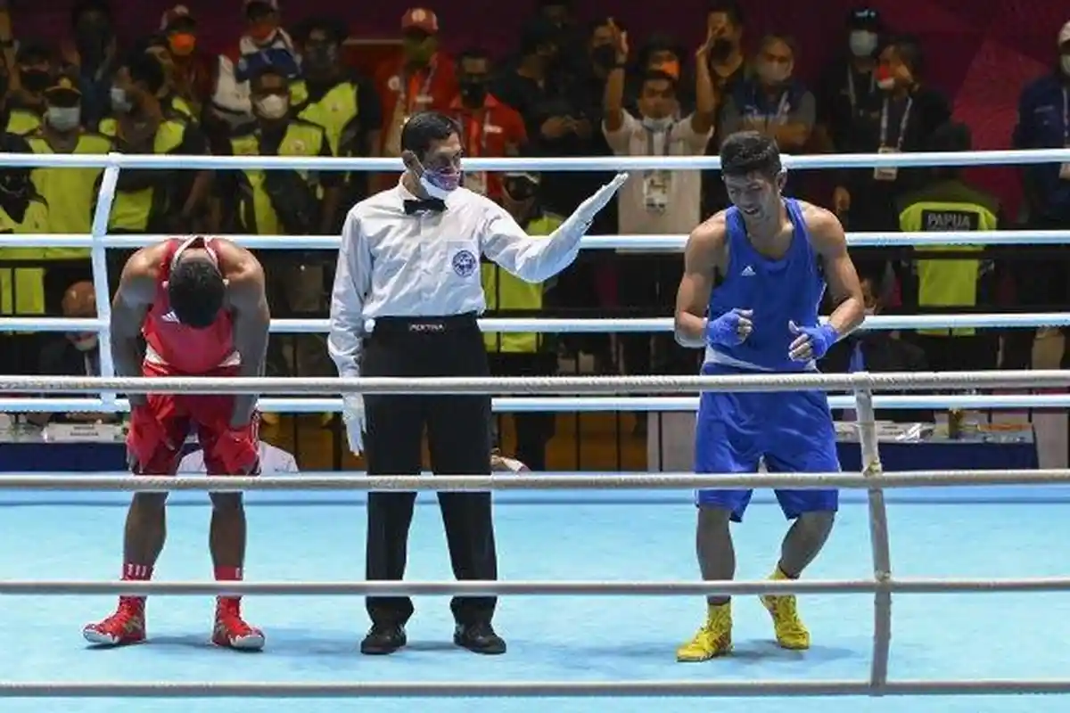 KALAHKAN Wakil Filipina, Petinju Sumut Ini Melenggang ke Final Tinju Sea Games Vietnam 2022