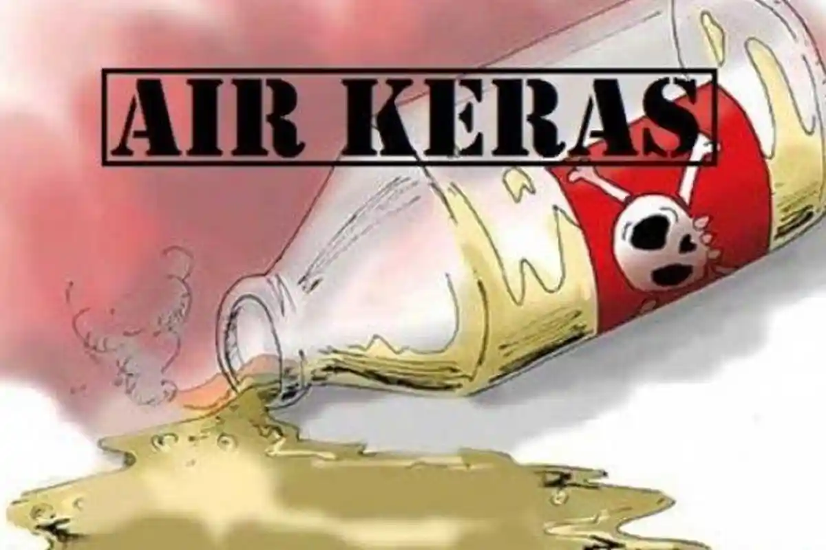 Gangster di Tangsel Bentrok Pakai Air Keras, Warga Ciputat Jadi Korban Tersiram