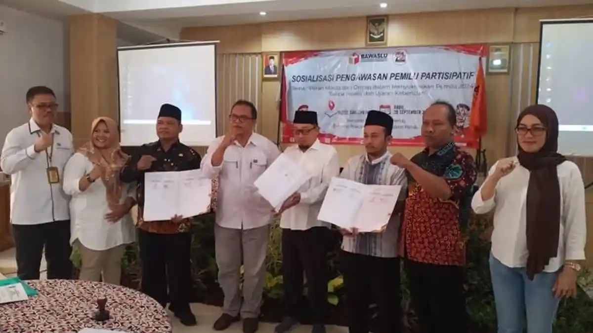 Bawaslu Purworejo Gandeng Media dan Ormas Cegah Informasi Hoax dan Ujaran Kebencian 