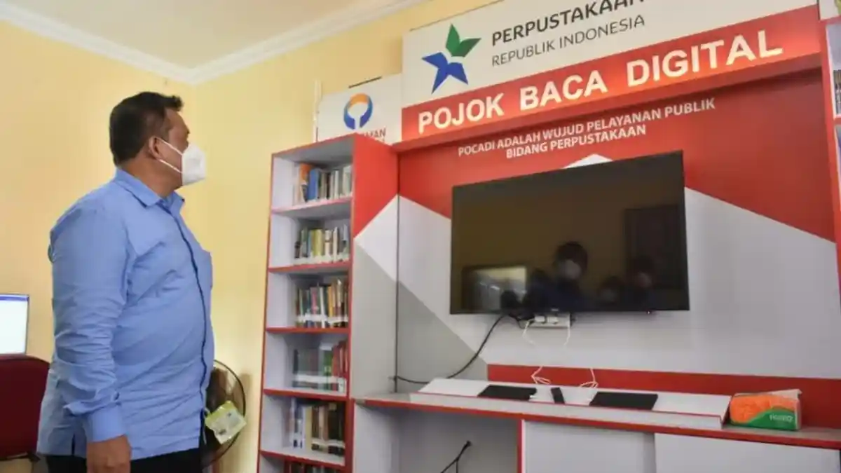 Kalurahan Seloharjo Jadi Satu-satunya yang Punya Pojok Baca Digital di Bantul