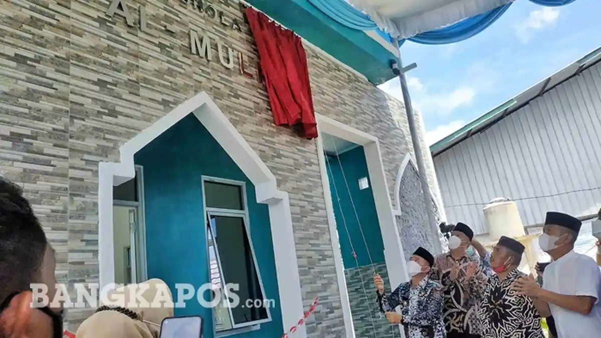 Mushola Al-Mulk Stadion OROM Diresmikan, Ini Pesan Bupati Bangka